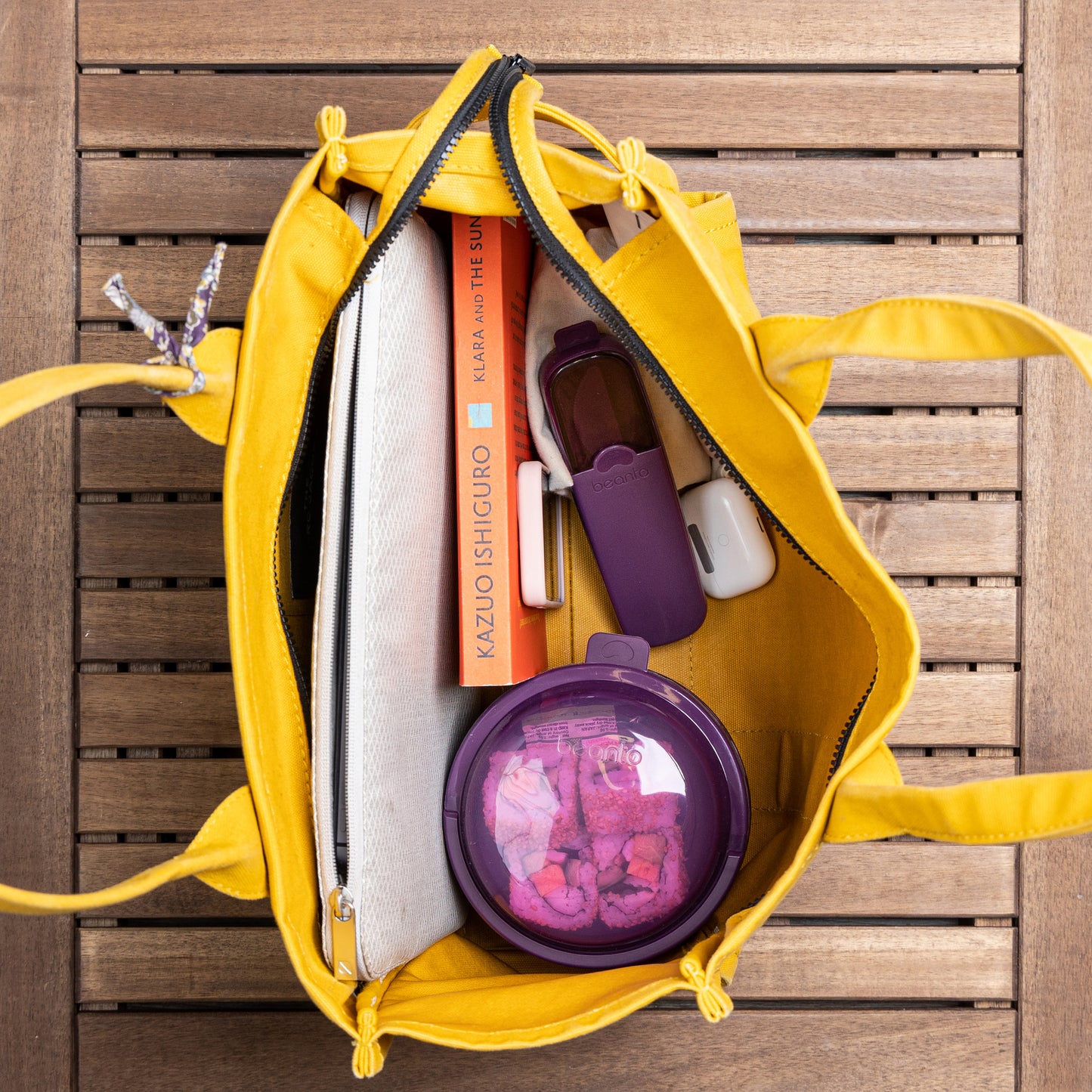 The Combo 1.35L Bowl + Cutlery Set - Eggplant